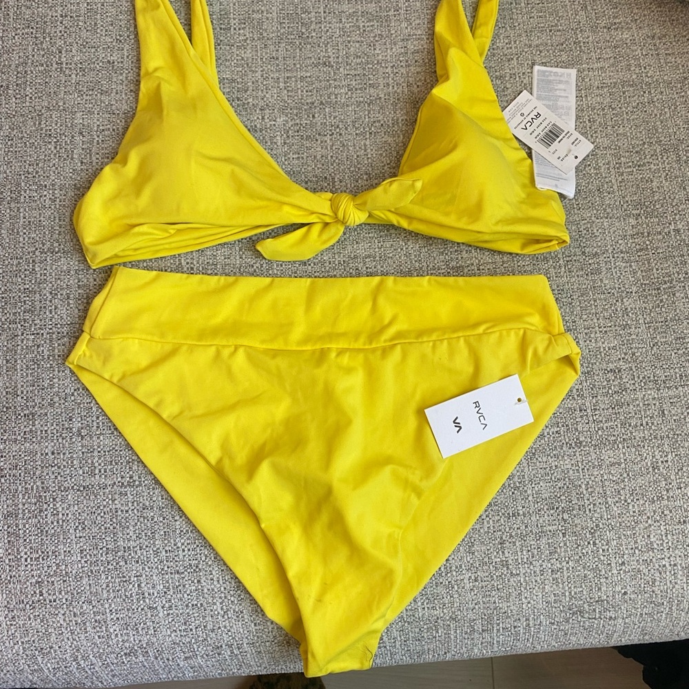 RVCA Yellow Bikini Set